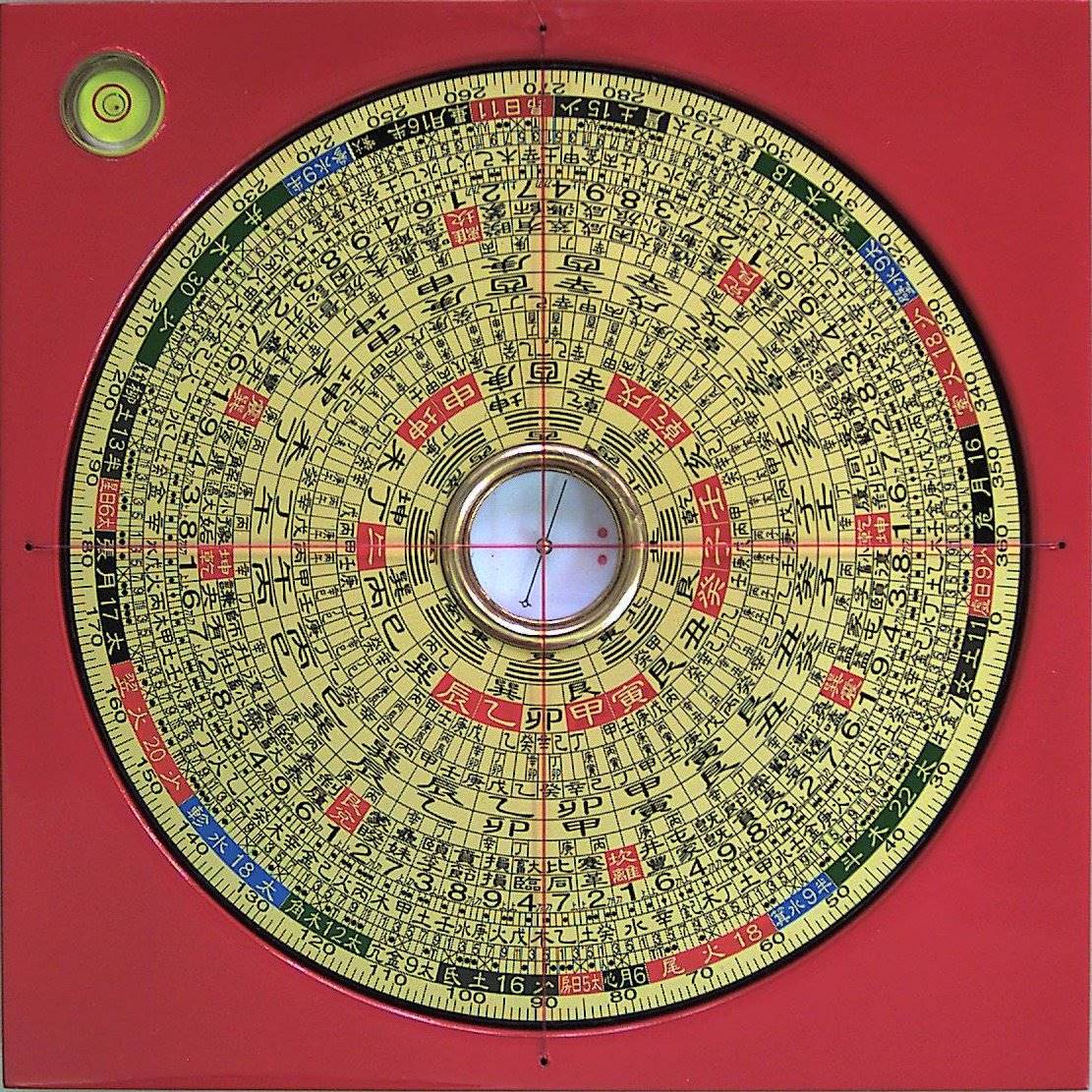 日星堂五寸二分(三合)彩色电木附水平_精选罗盘_星侨网路书店