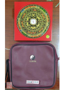 日星堂羅盤5寸2分(三合黑面)(波麗)電木附水平