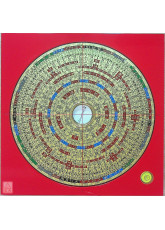 日星堂羅盤6寸2分(綜合)電木附水平