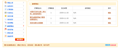 缺貨登記