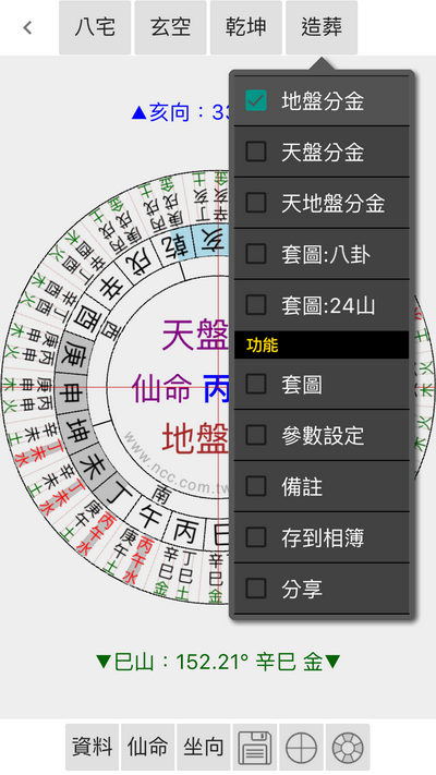 功能選單